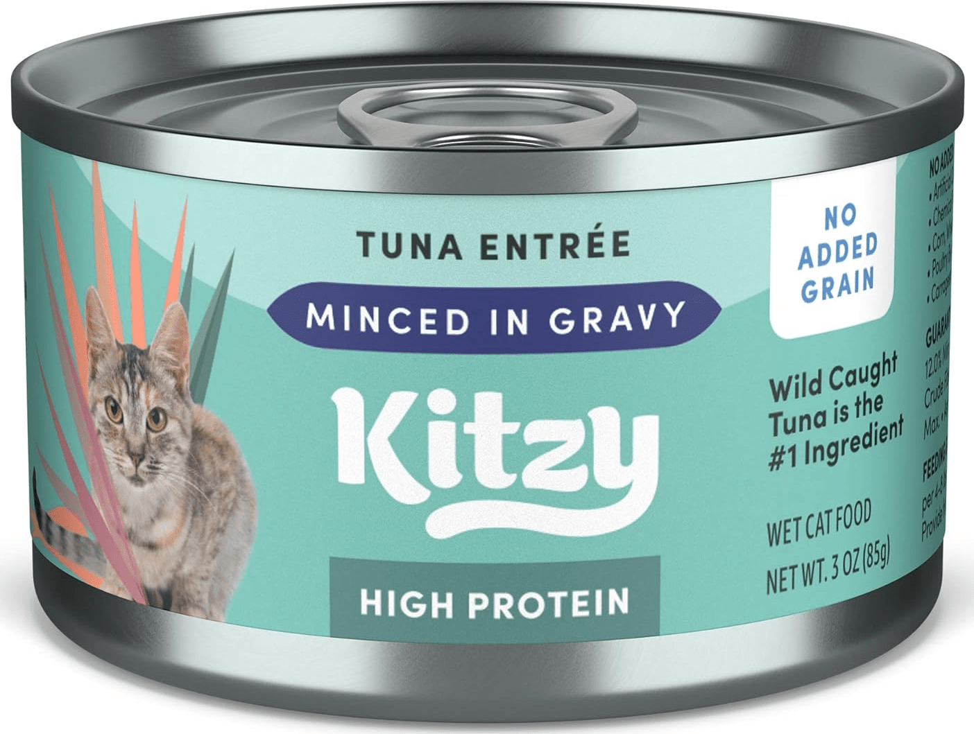 Kitzy High Protein Wild Caught Tuna In Gravy